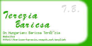 terezia baricsa business card